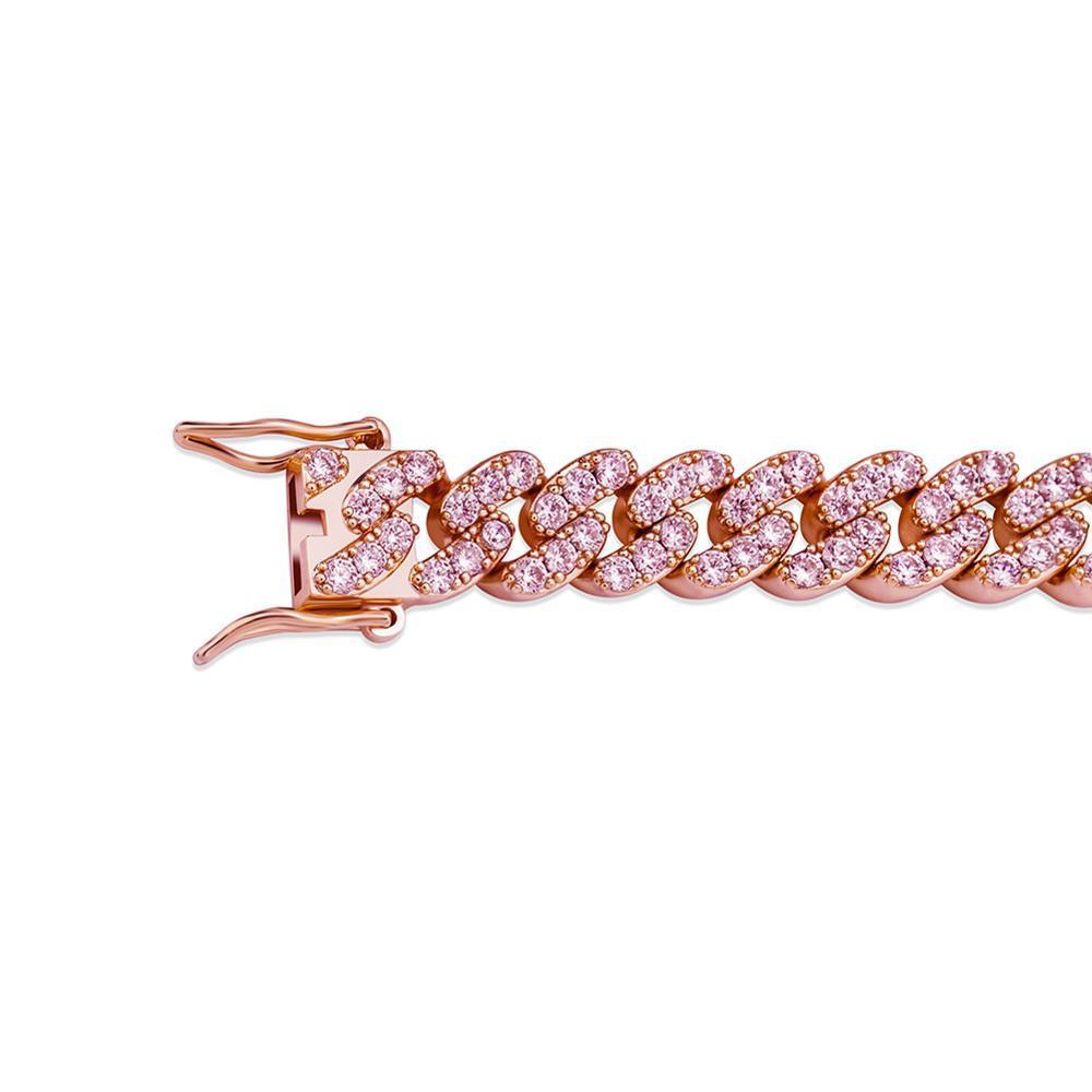 8MM BUTTERFLY CUBAN ANKLET 14K - ICECI