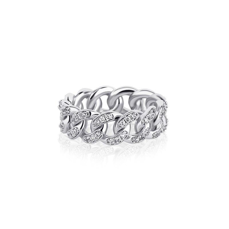 8MM CUBAN RING 14K - ICECI