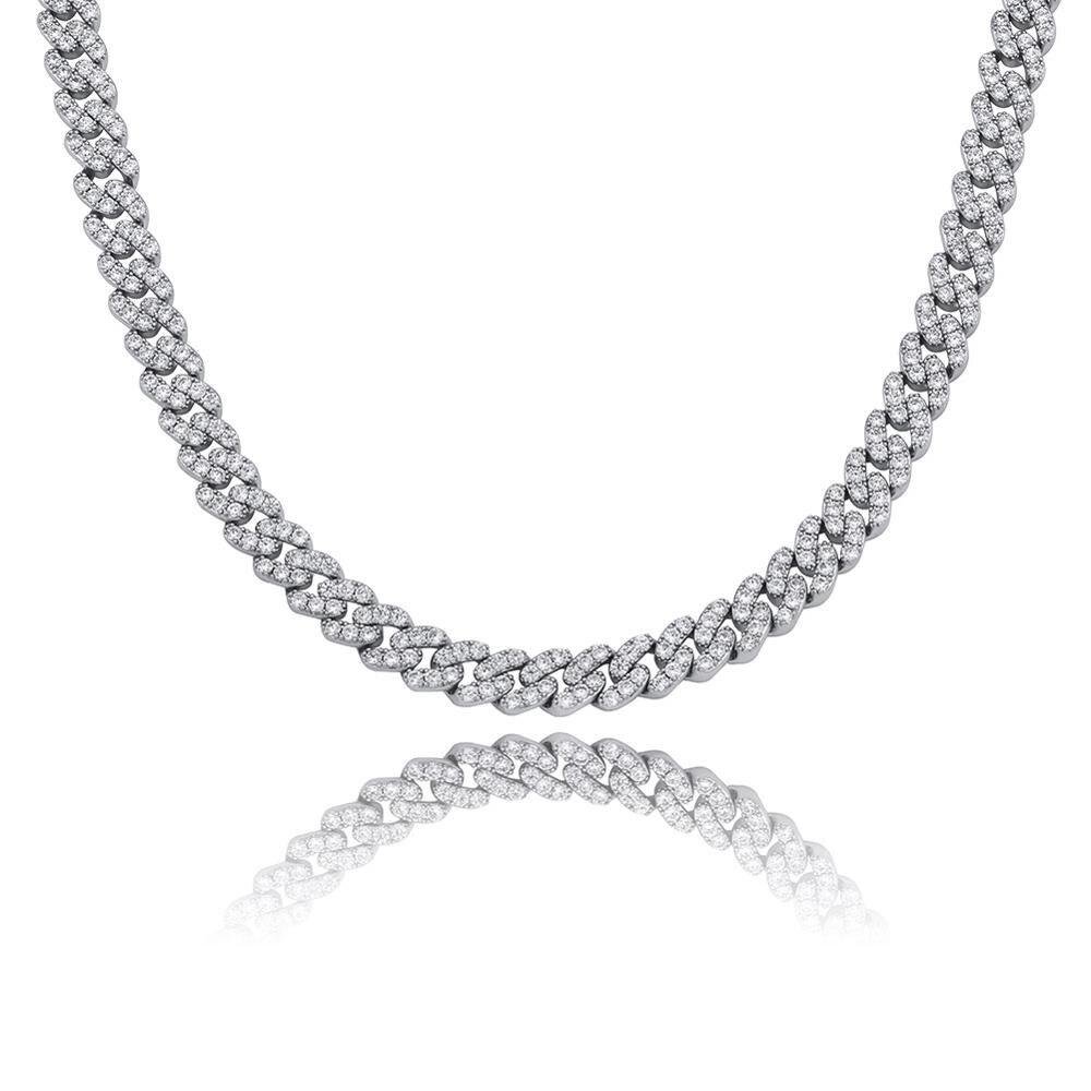 8MM ICY CUBAN LINK CHAIN 14K - ICECI