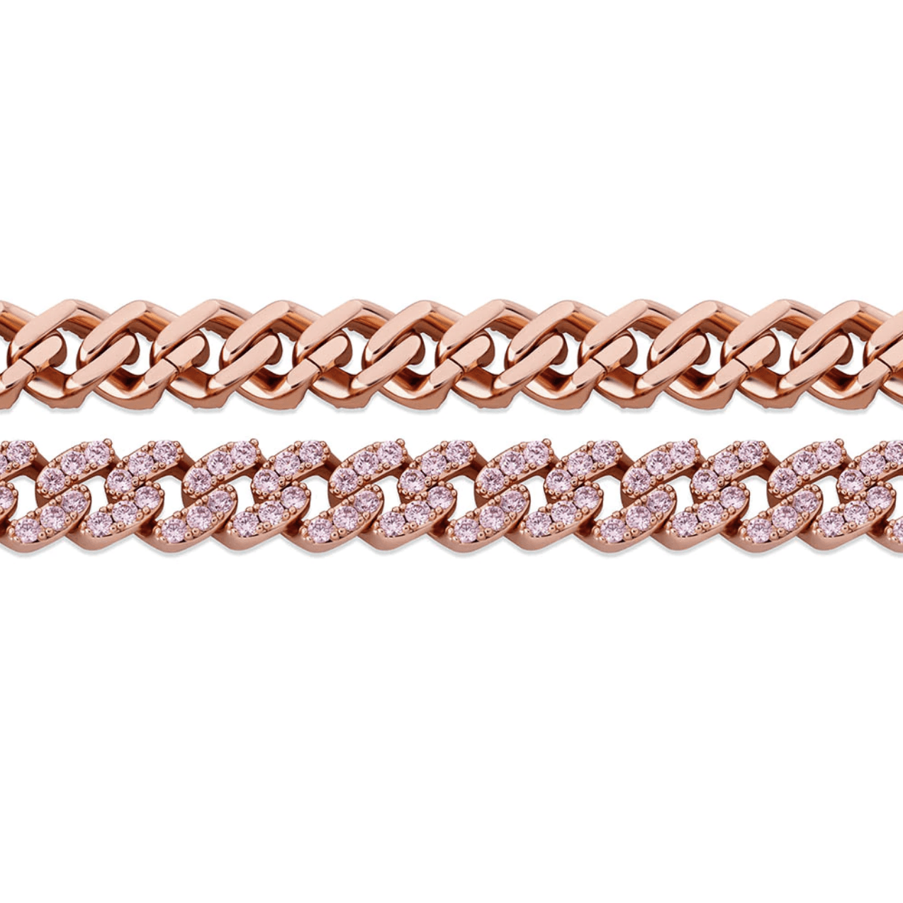 8MM ICY CUBAN LINK CHAIN 14K - ICECI