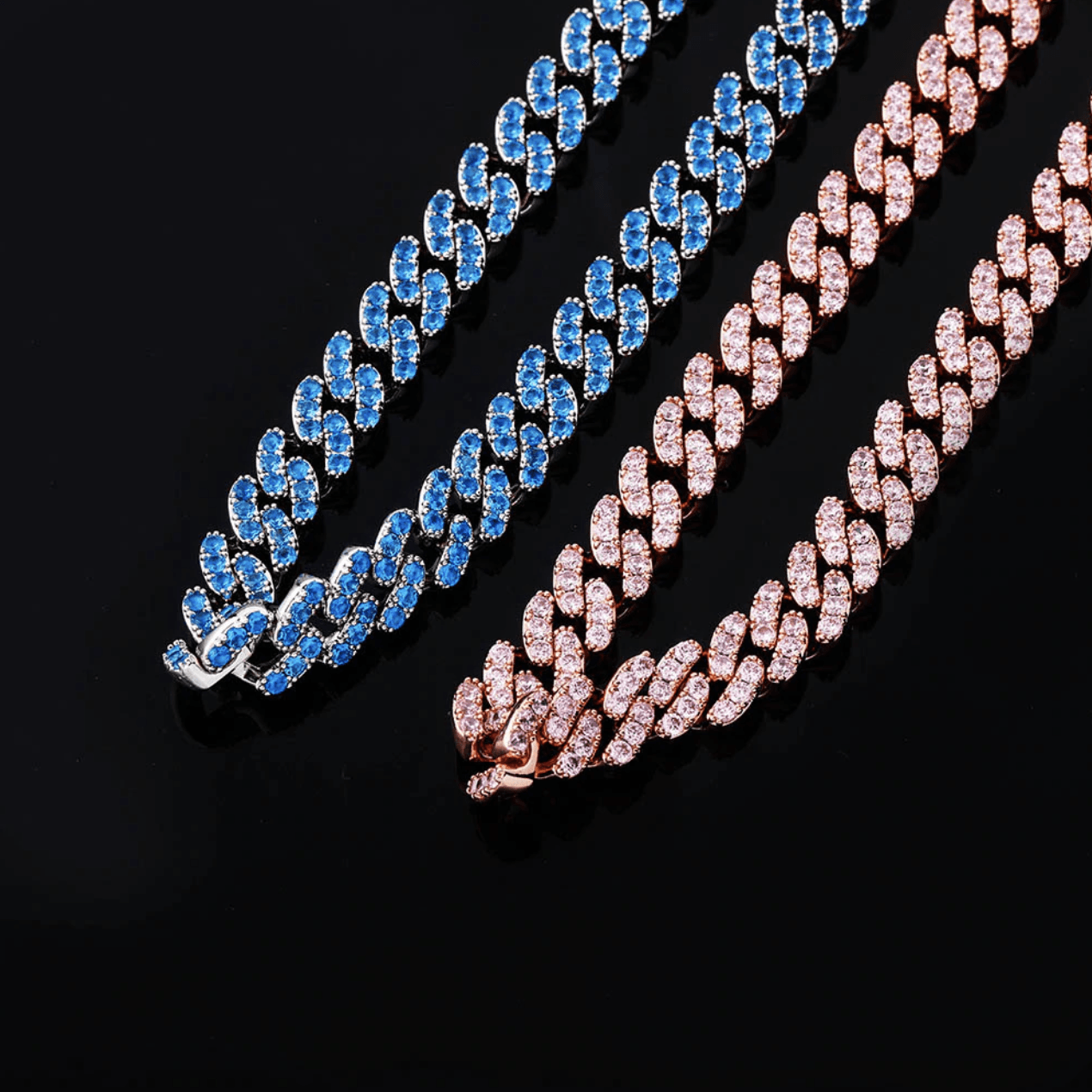 8MM ICY CUBAN LINK CHAIN 14K - ICECI