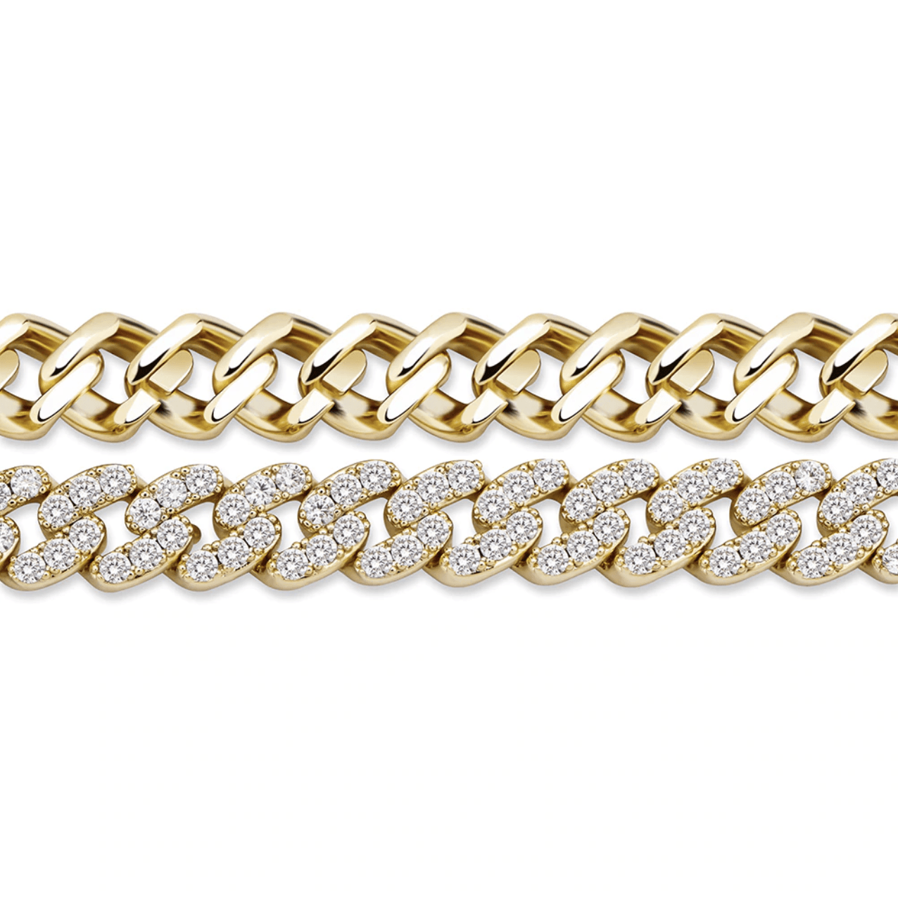 8MM ICY CUBAN LINK CHAIN 14K - ICECI