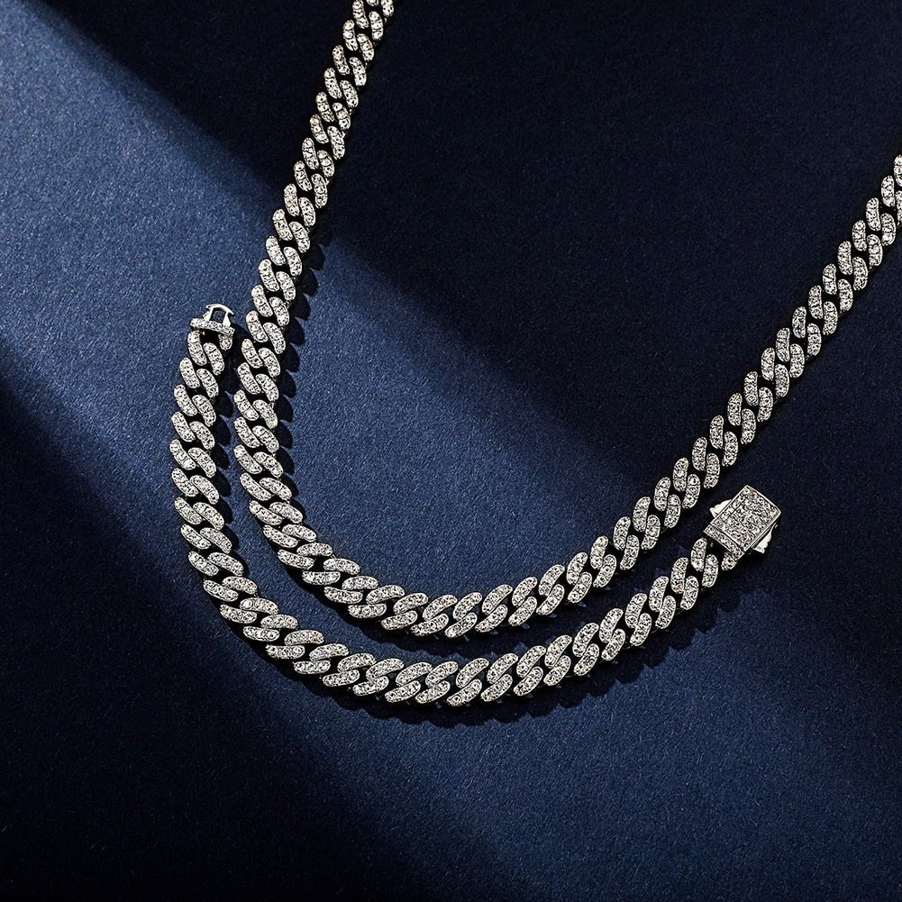 9mm Iced Cuban Bracelet 14K - ICECI