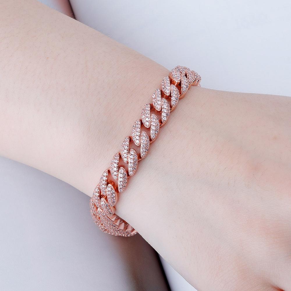 9MM ICY CUBAN LINK BRACELET 14K - ICECI