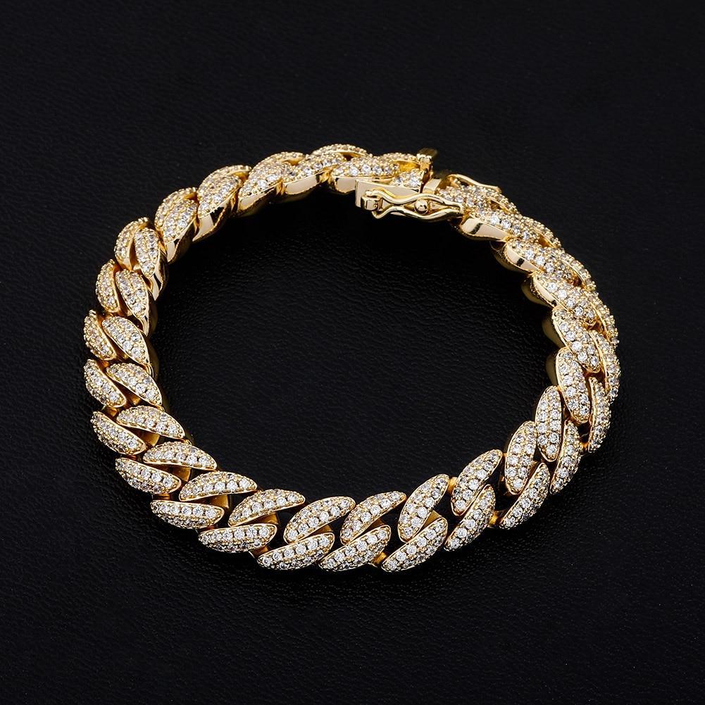9MM ICY CUBAN LINK BRACELET 14K - ICECI