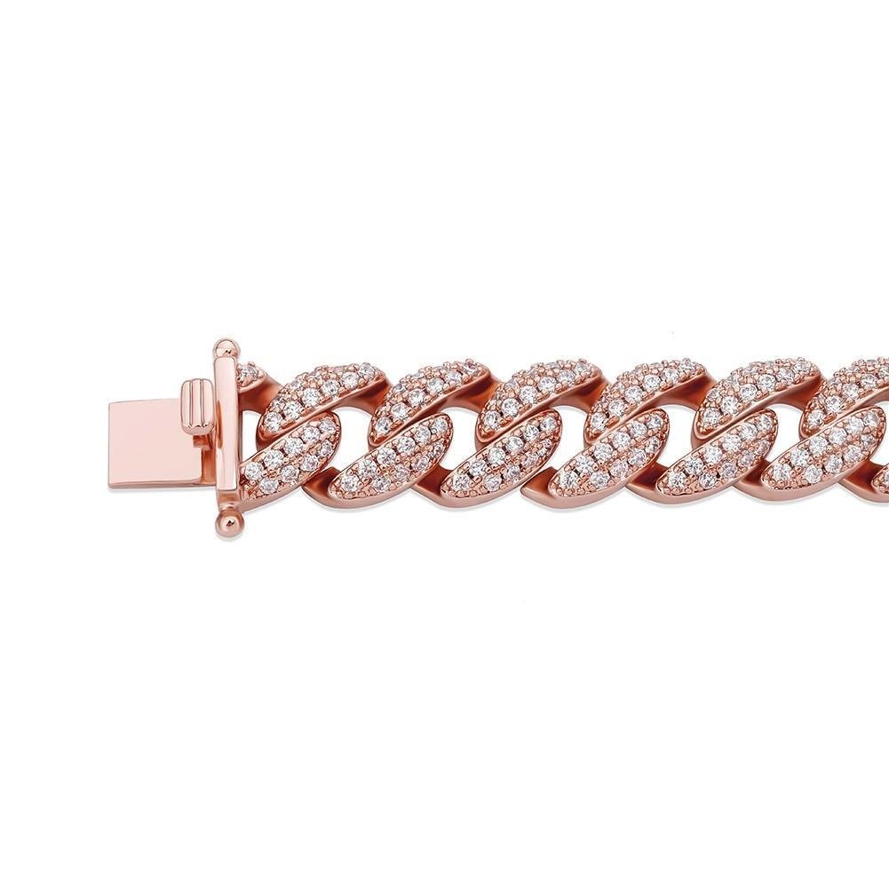 9MM ICY CUBAN LINK BRACELET 14K - ICECI