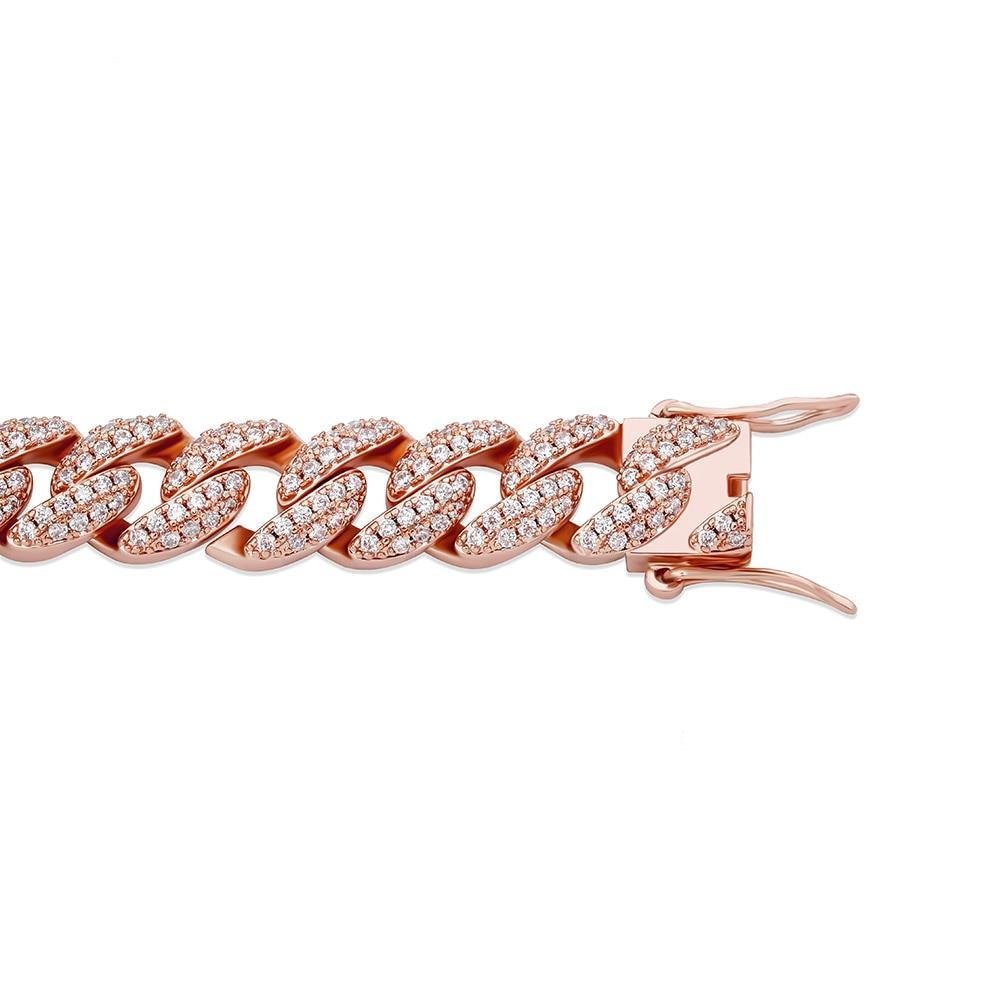9MM ICY CUBAN LINK BRACELET 14K - ICECI