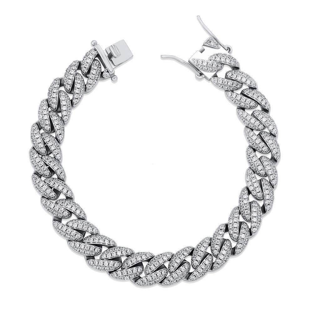 9MM ICY CUBAN LINK BRACELET 14K - ICECI