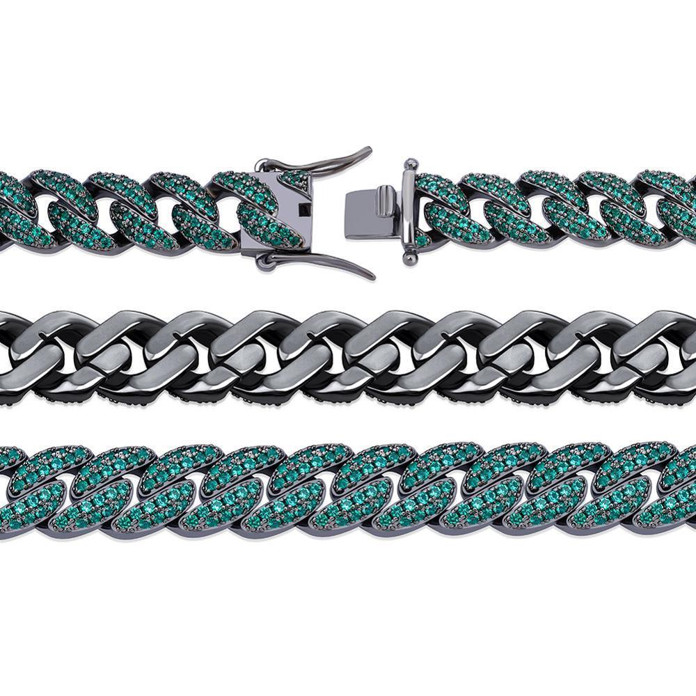 9MM ICY CUBAN LINK BRACELET 14K - ICECI