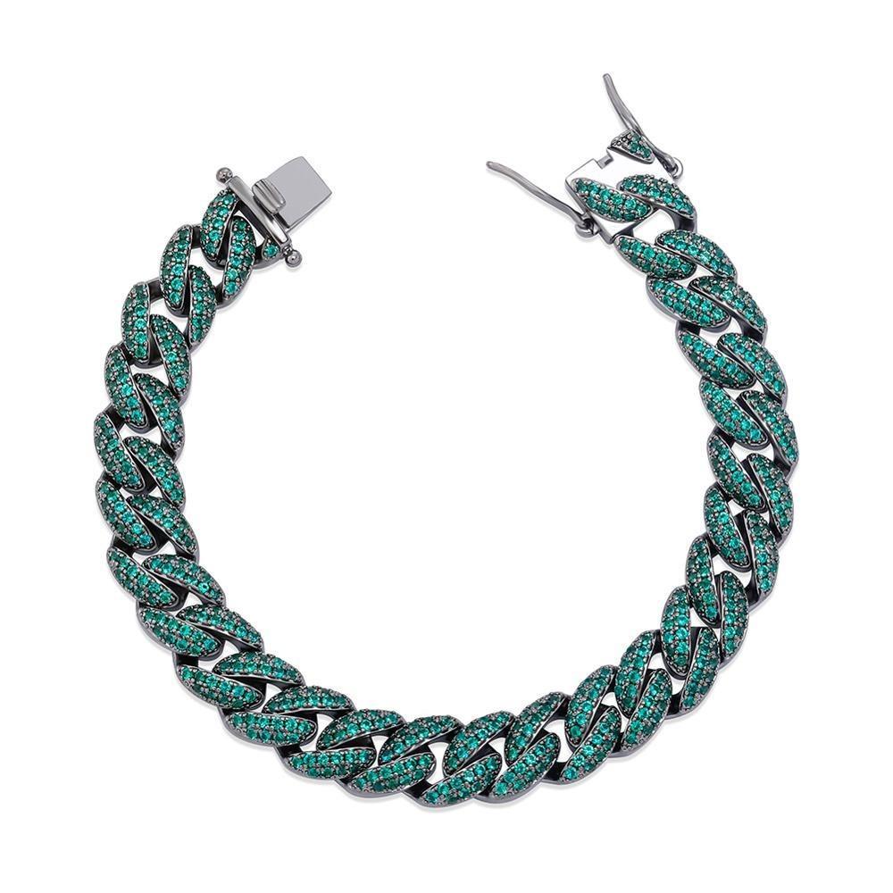 9MM ICY CUBAN LINK BRACELET 14K - ICECI