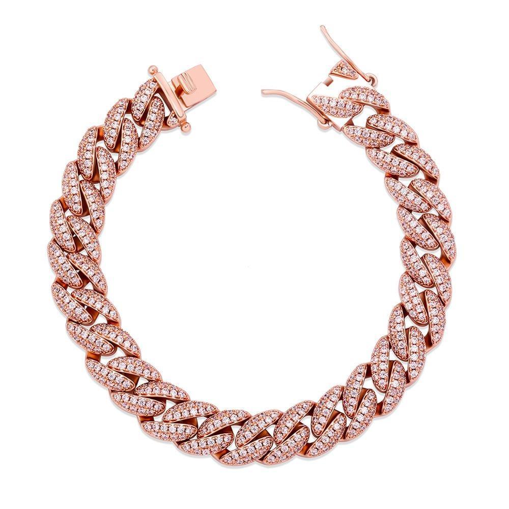 9MM ICY CUBAN LINK BRACELET 14K - ICECI