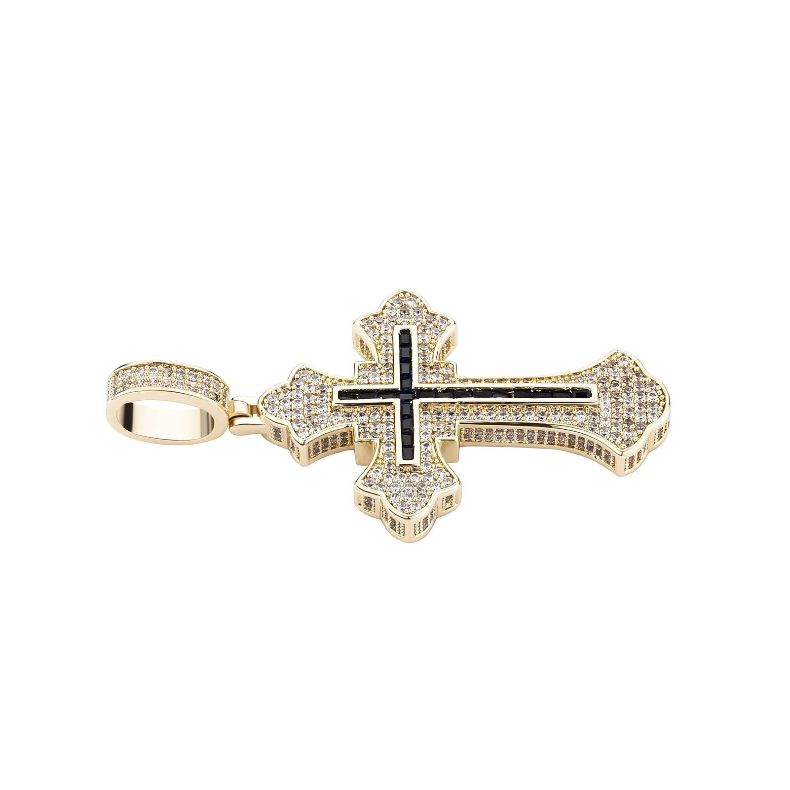 APOSTLES CROSS PENDANT 14K - ICECI