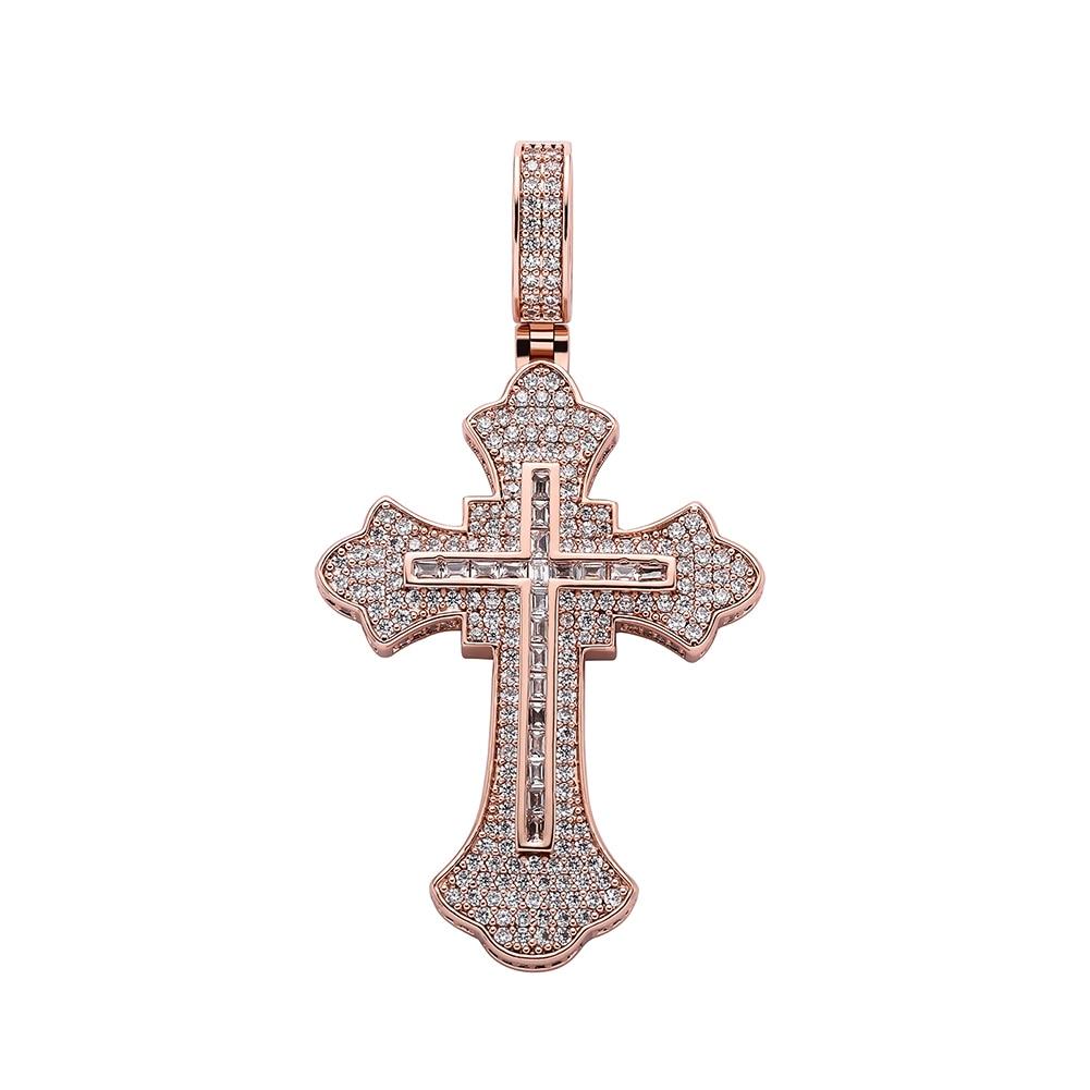 APOSTLES CROSS PENDANT 14K - ICECI