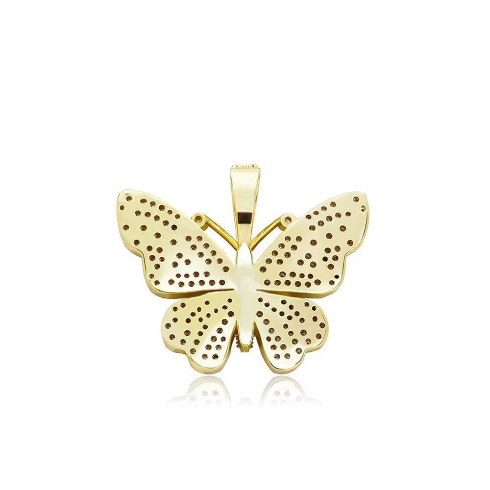 BABY BUTTERFLY PENDANT 14K - ICECI
