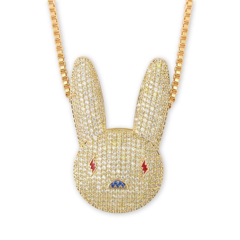 Bad Bunny Pendant 18K - ICECI