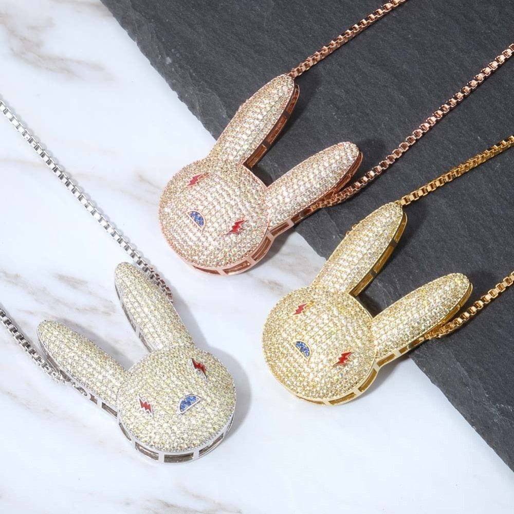 Bad Bunny Pendant 18K - ICECI