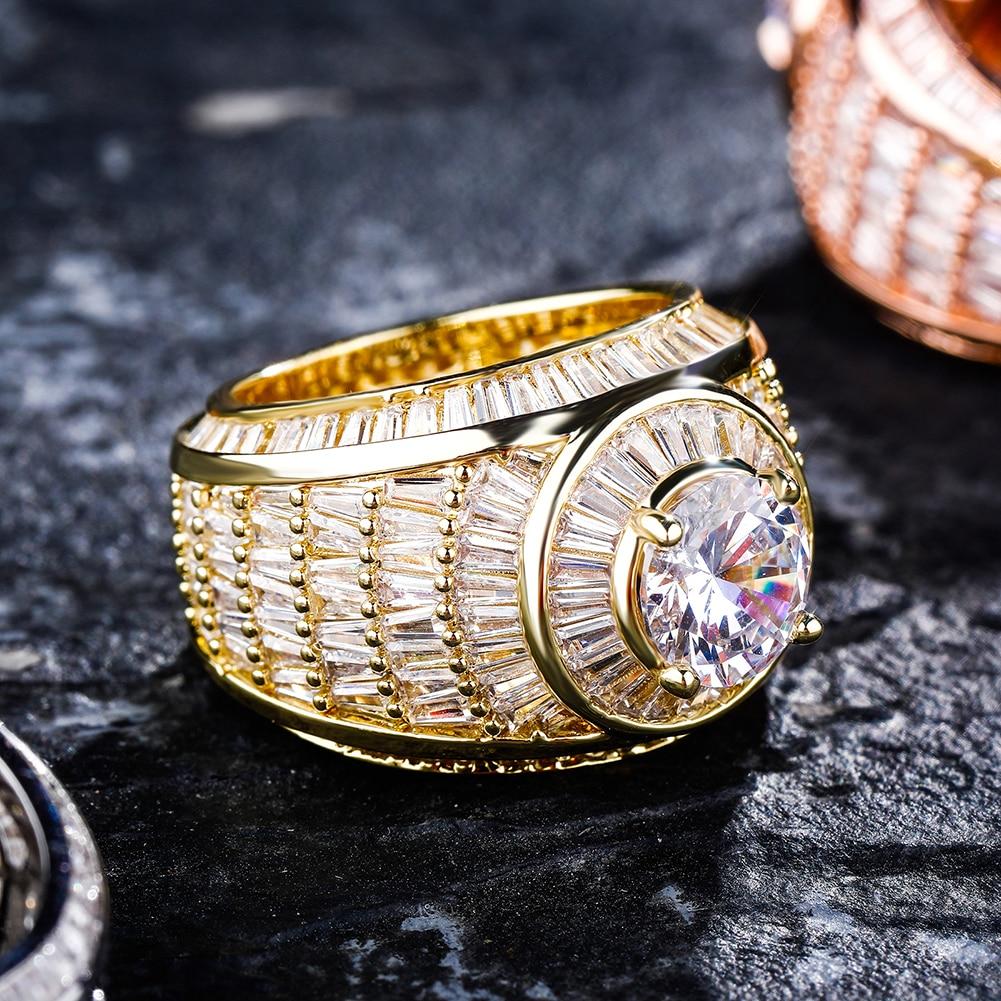 BAGUETTE CLUSTER RING 14K - ICECI