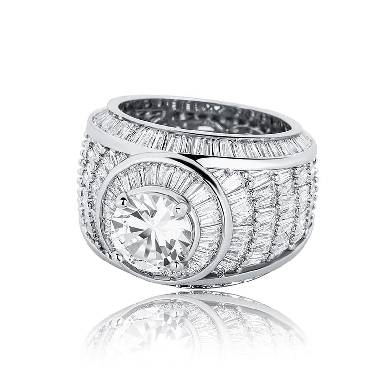 BAGUETTE CLUSTER RING 14K - ICECI
