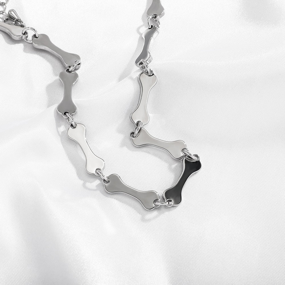Bone Choker Necklace 14K - ICECI