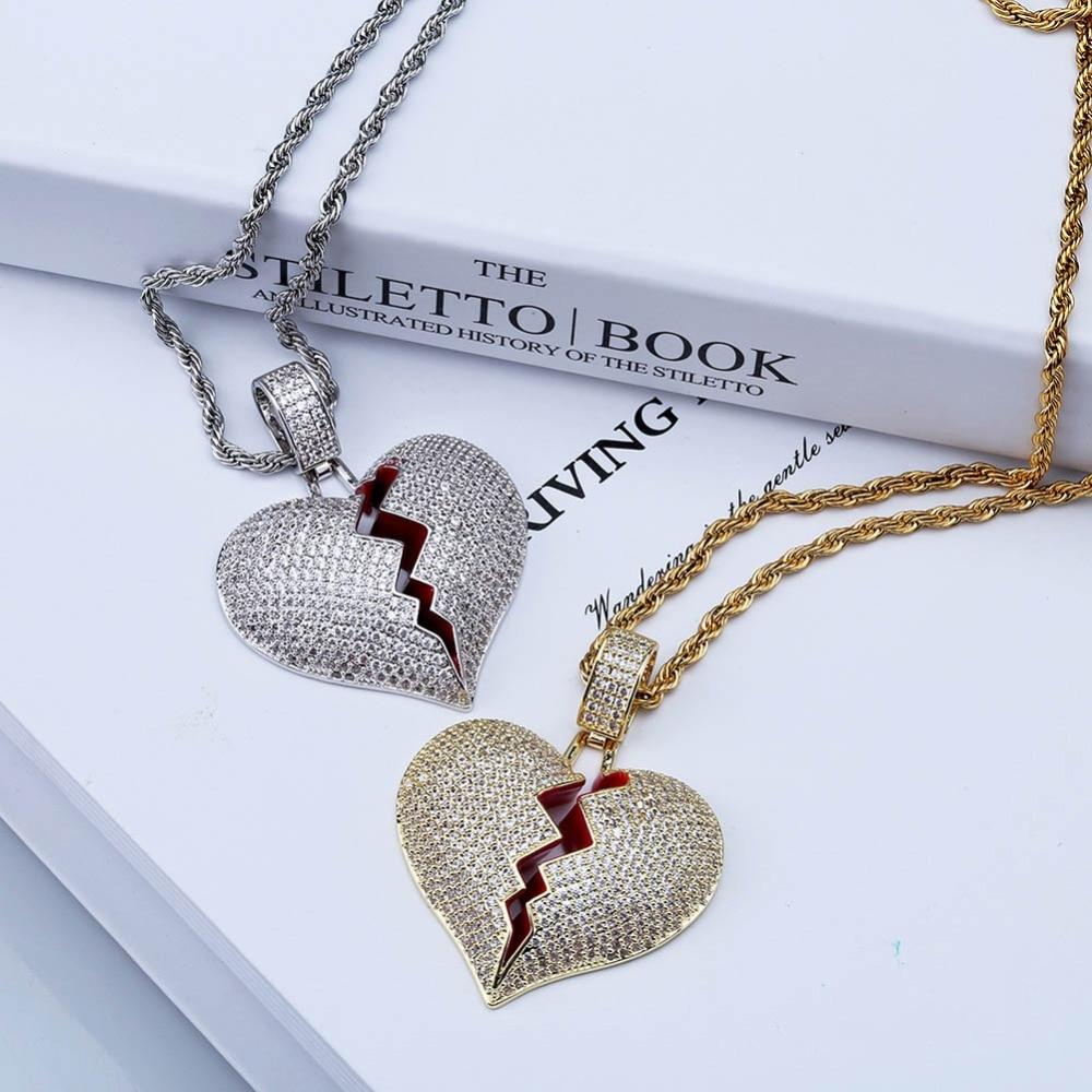 BROKEN HEART PENDANT 18K - ICECI