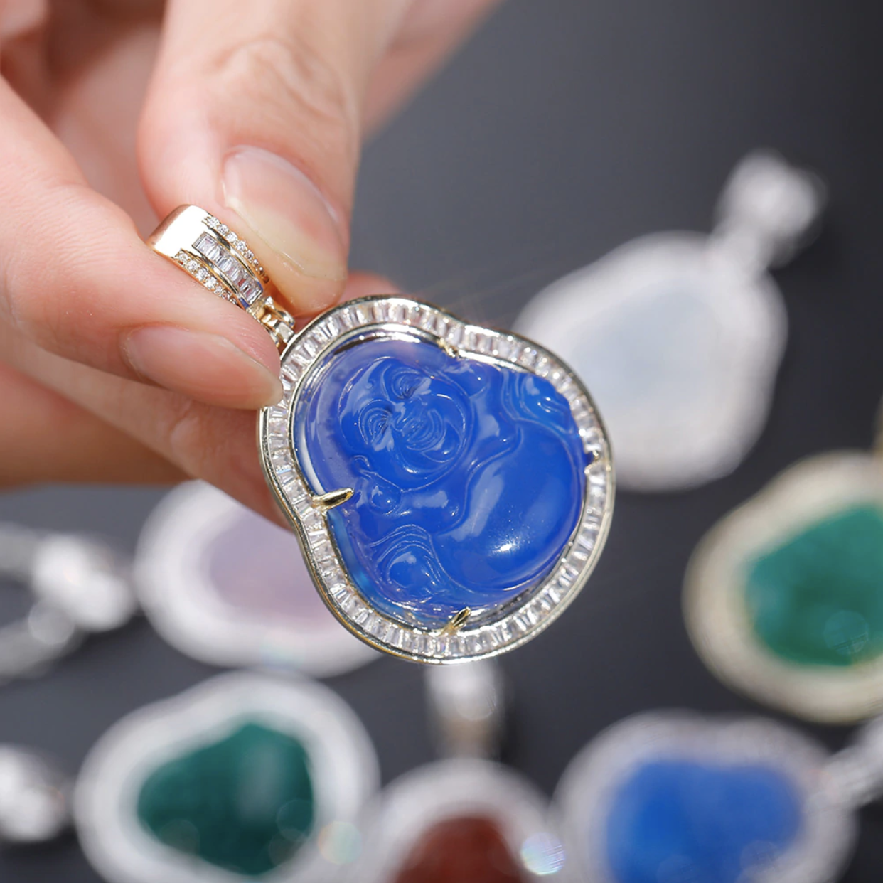 BUDDHA PENDANT 14K - ICECI