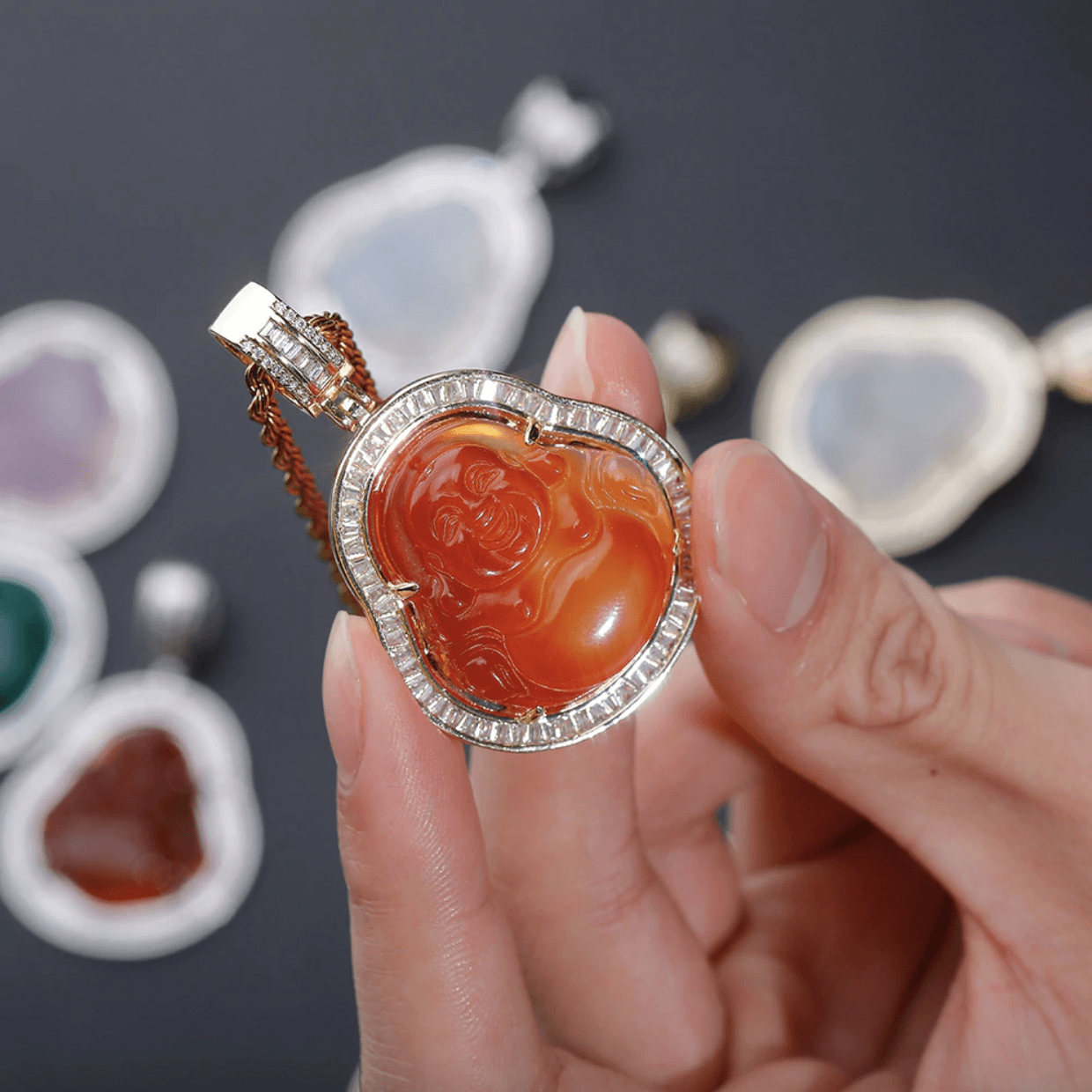 BUDDHA PENDANT 14K - ICECI