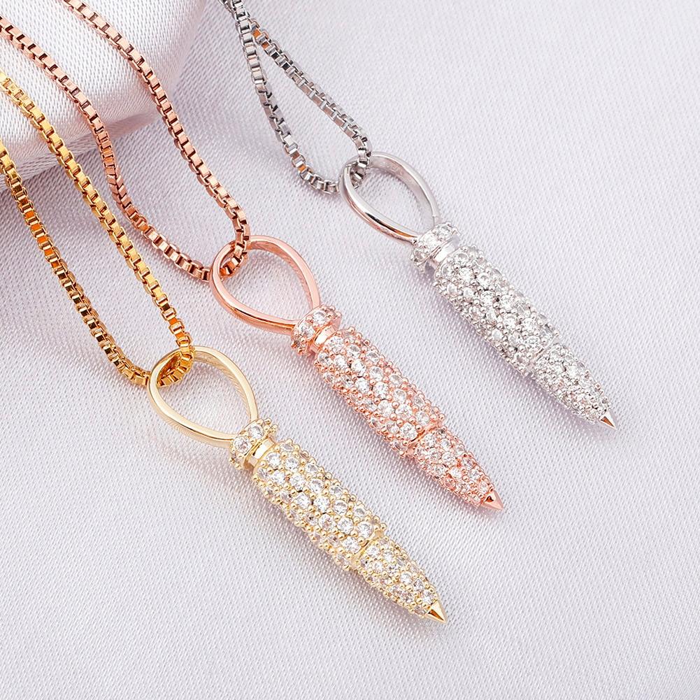 BULLET PENDANT 14K X STERLING SILVER - ICECI