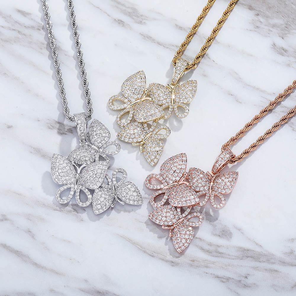 BUTTERFLY EFFECT PENDANT 14K - ICECI