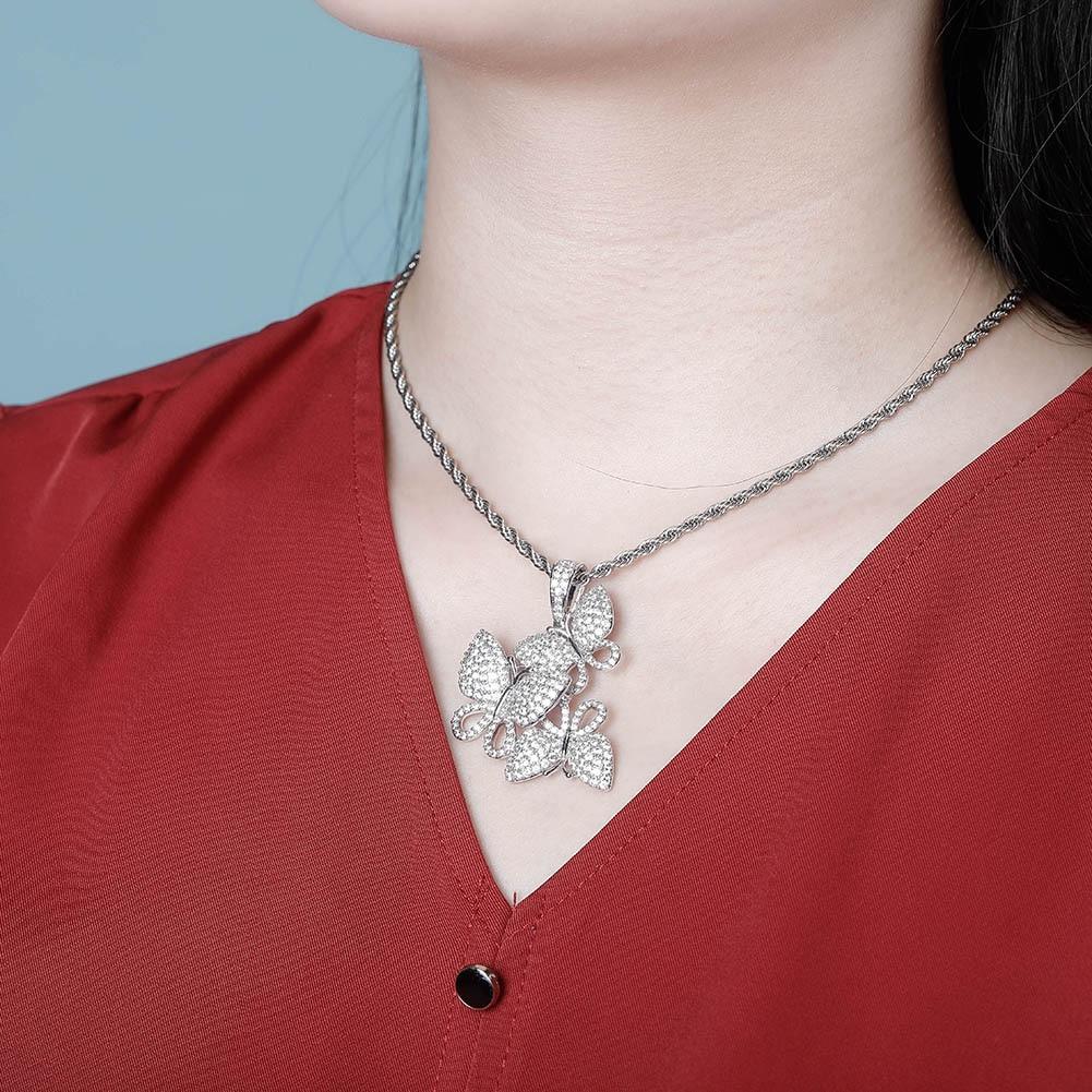 BUTTERFLY EFFECT PENDANT 14K - ICECI