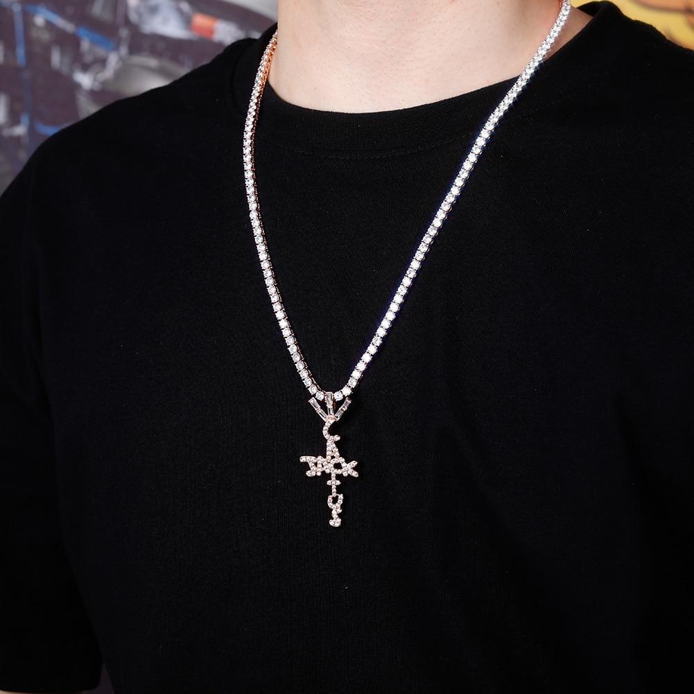 CACTUS JACK CROSS PENDANT 18K - ICECI