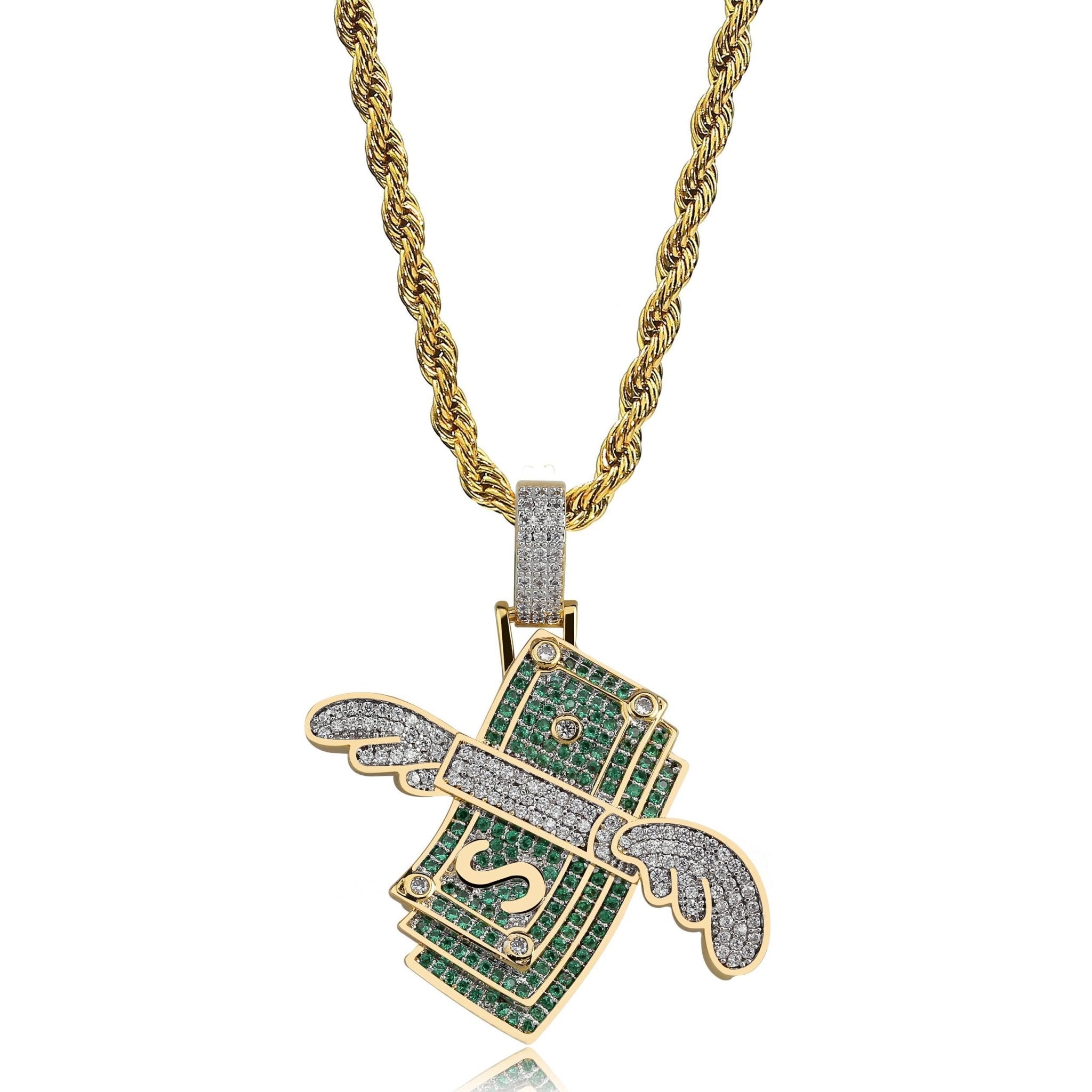 CASH ANGEL PENDANT 18K - ICECI