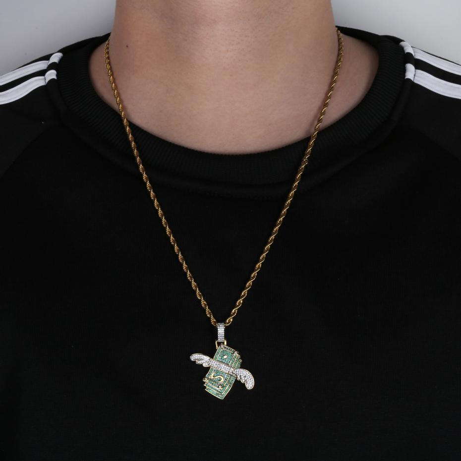 CASH ANGEL PENDANT 18K - ICECI