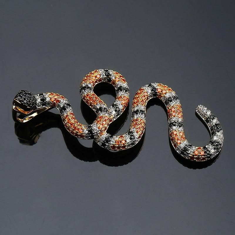 CORAL SNAKE PENDANT 18K - ICECI