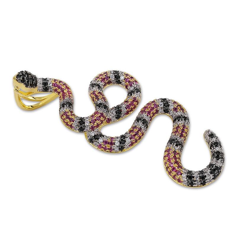 CORAL SNAKE PENDANT 18K - ICECI