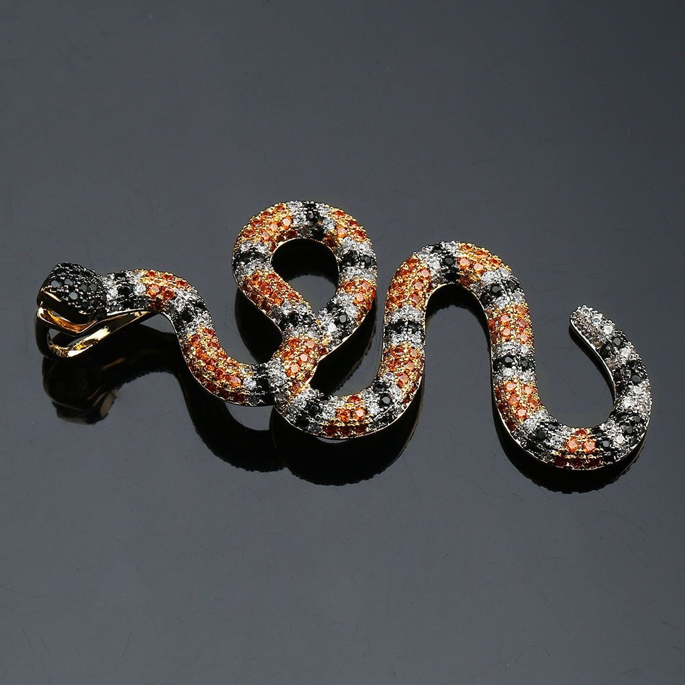 Coral Snake Pendant 18K - ICECI