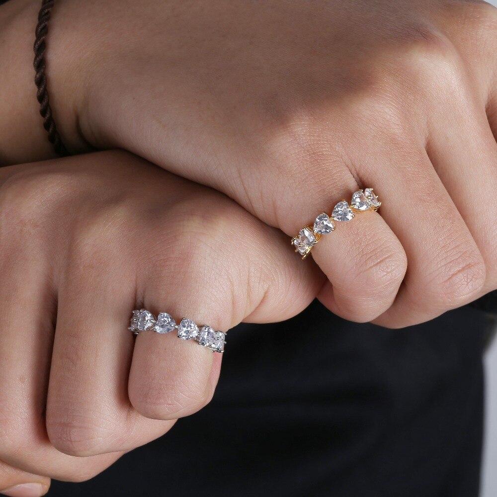 CRYSTAL HEART RING 18K - ICECI