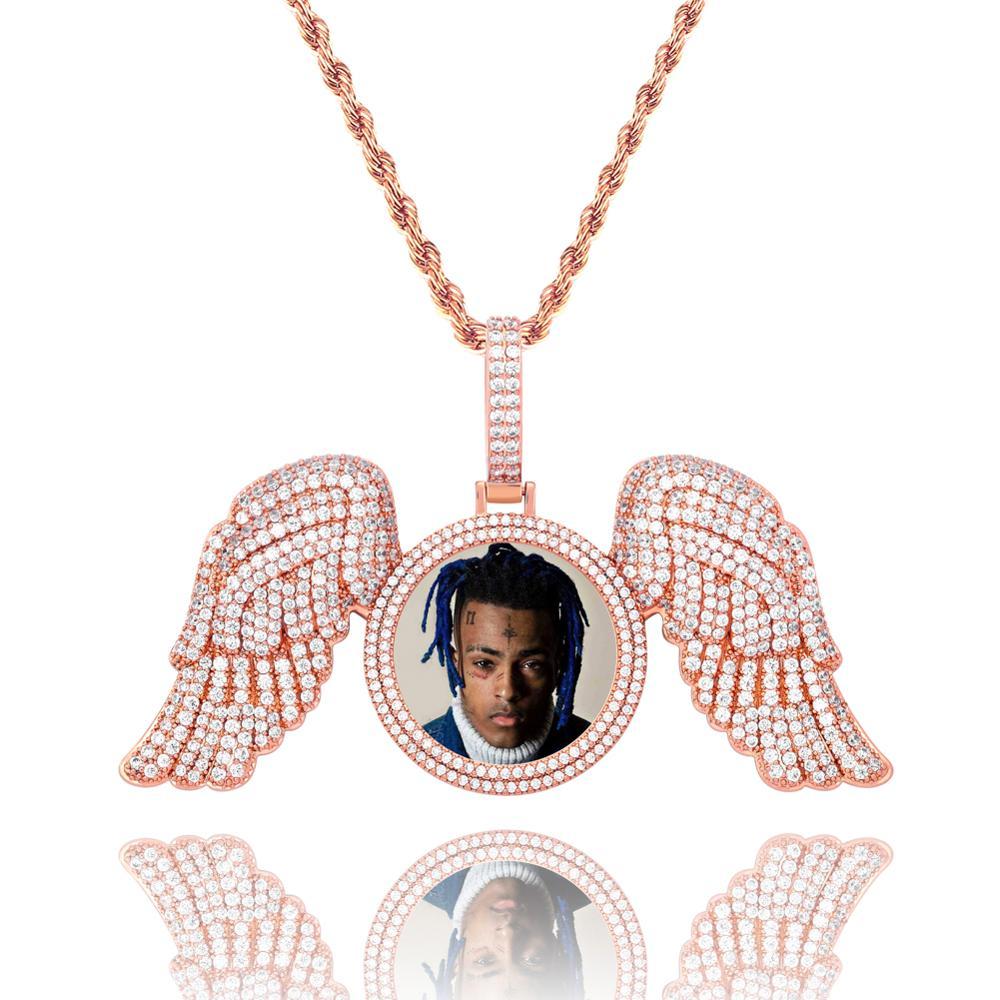 CUSTOM ANGELIC PHOTO PENDANT 14K - ICECI