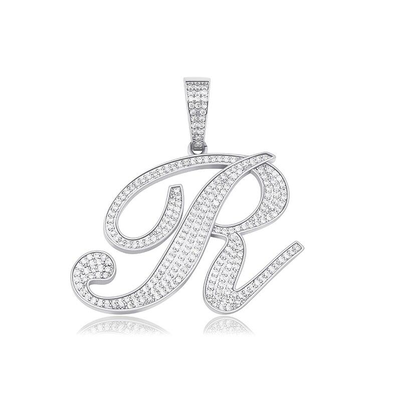 CUSTOM SCRIPT LETTER PENDANT 14K - ICECI