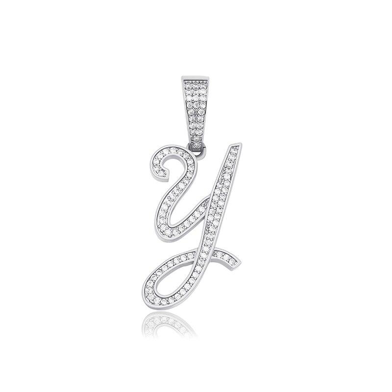 CUSTOM SCRIPT LETTER PENDANT 14K - ICECI
