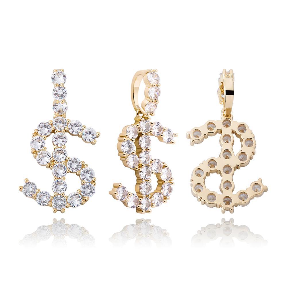 CUSTOM TENNIS LETTER PENDANT 14K - ICECI