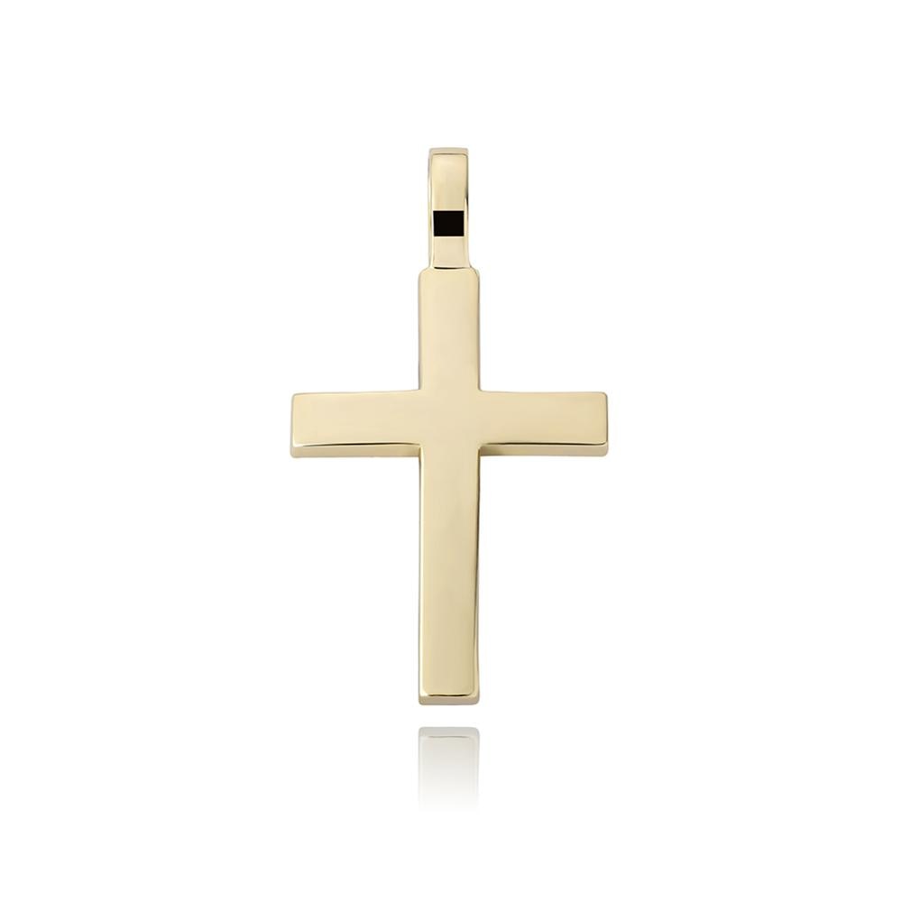 DIAMOND CROSS PENDANT 14K - ICECI