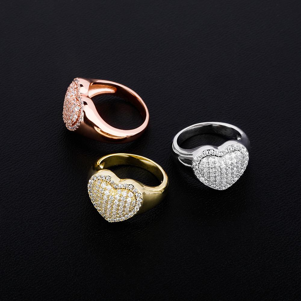 DIAMOND HEART RING 14K - ICECI