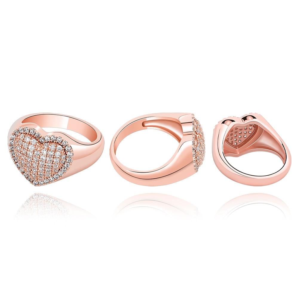 DIAMOND HEART RING 14K - ICECI