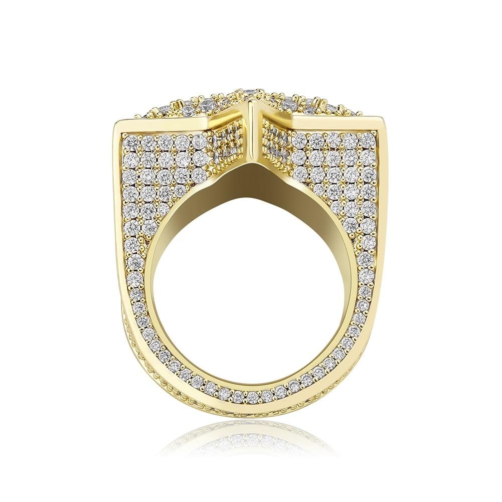 DIAMOND STAR RING 14K - ICECI