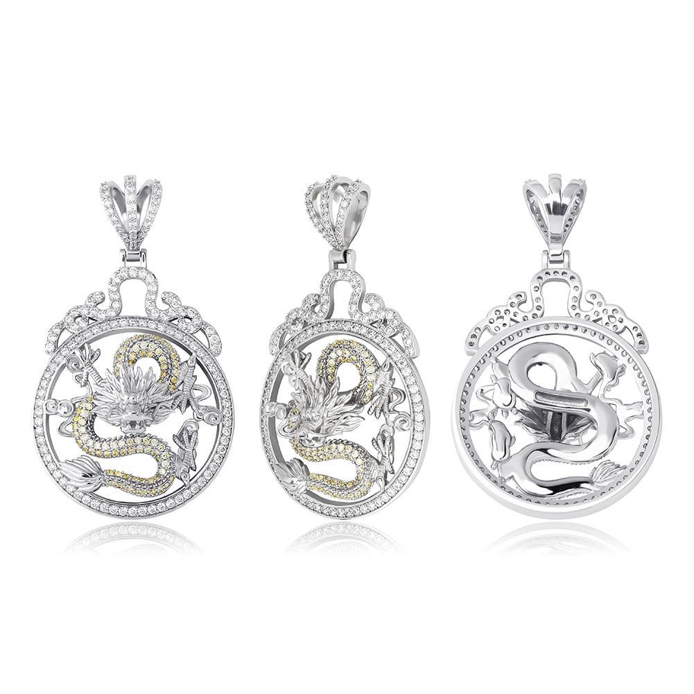 DRAGON SPIRIT ORNAMENT PENDANT 14K - ICECI