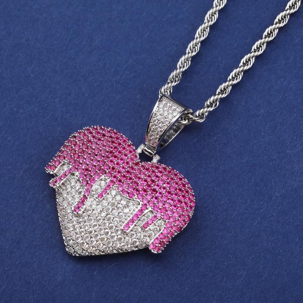 DRIP HEART PENDANT 14K - ICECI