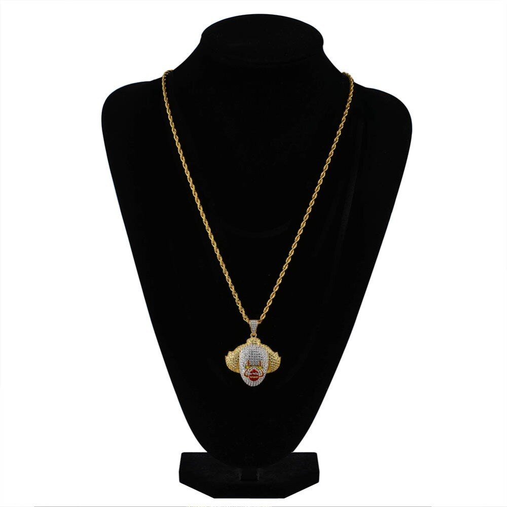 Evil Dancing Clown Pendant 18K - ICECI