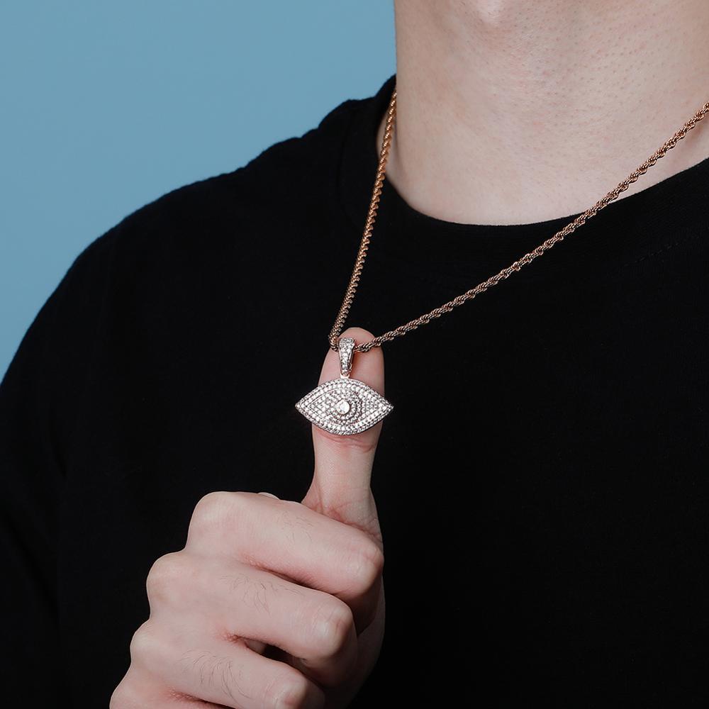 Evil Eye Pendant 14K - ICECI