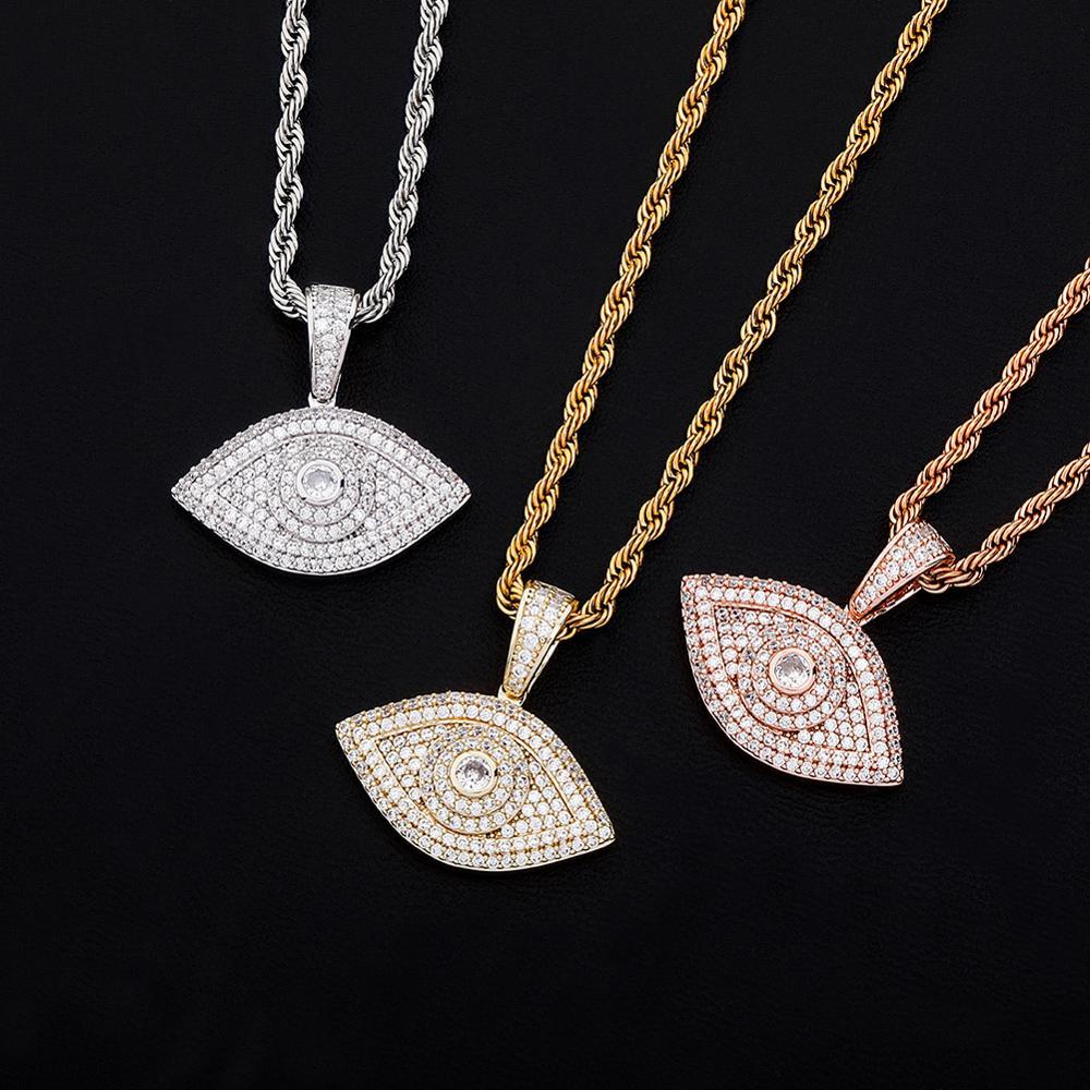 Evil Eye Pendant 14K - ICECI