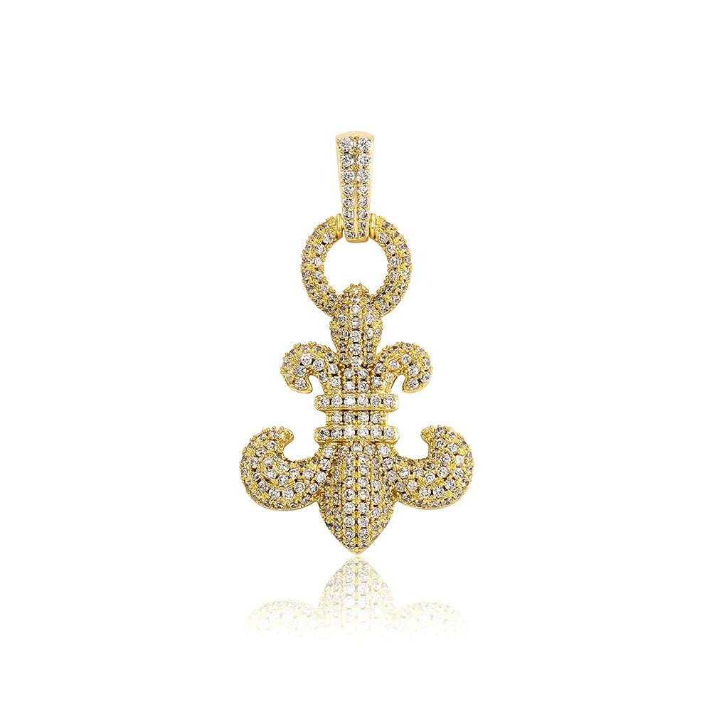 Fleur-de-Lis Pendant 14K - ICECI